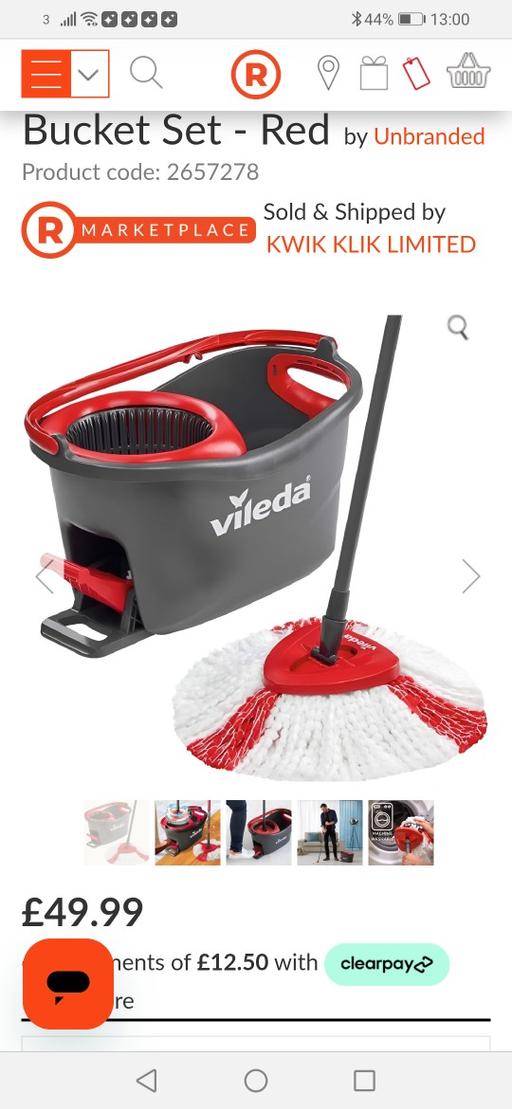 Buy & Sell Moseley Village Wolverhampton - Photos for New Vileda Turbo 2in1 microfibre set