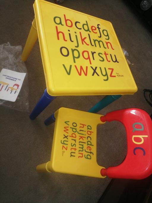 Buy & Sell Heath Town Wolverhampton - Photos for New ABC young child's desk & chair
