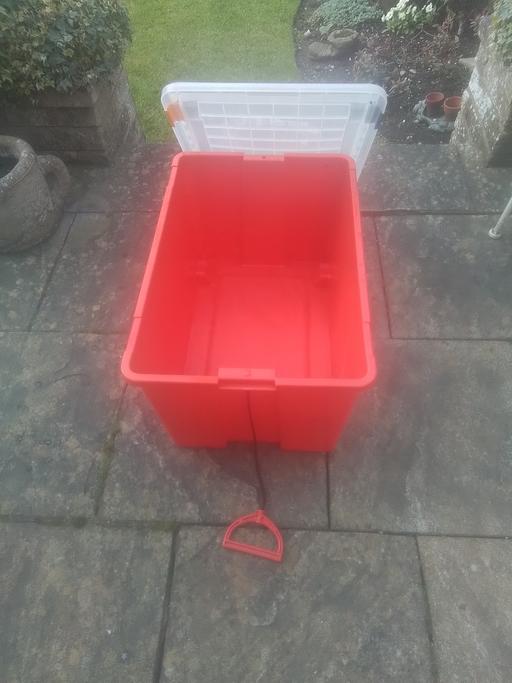 Buy & Sell Streetly Walsall - Photos for TUF STUF BIG RED BOX WITH LID PULL ALONG