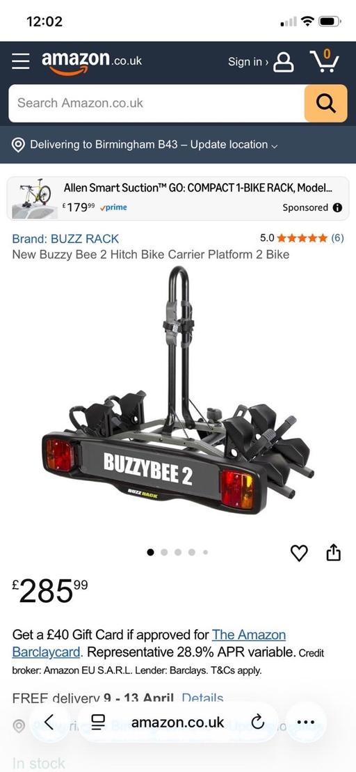 Buy & Sell Beighton Sheffield - Photos for Buzz bee 2 hitch bike platform rack