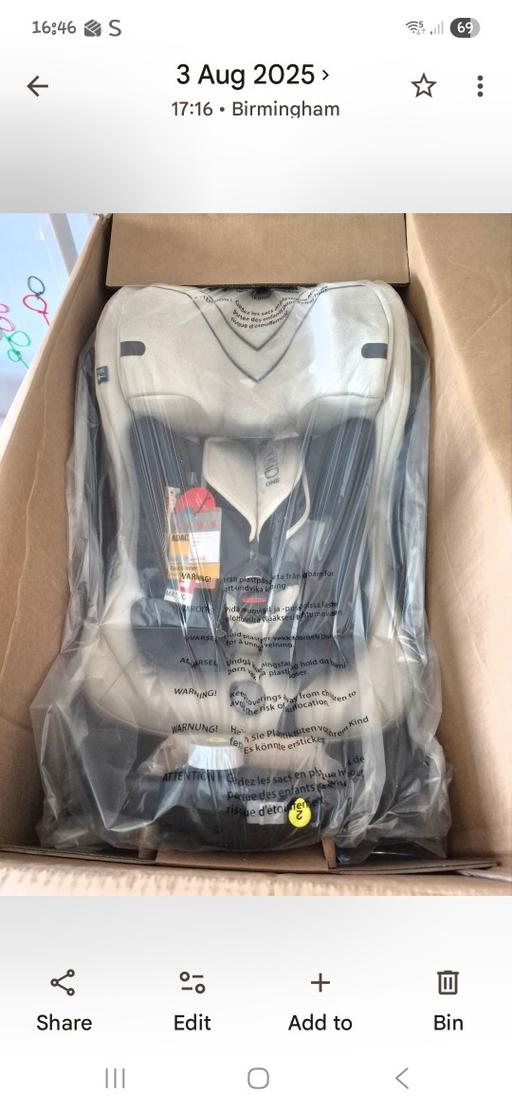 Buy & Sell Woodgate Birmingham - Photos for Axkid One 2 i-Size Car Seat 61cm-125cm - Bric