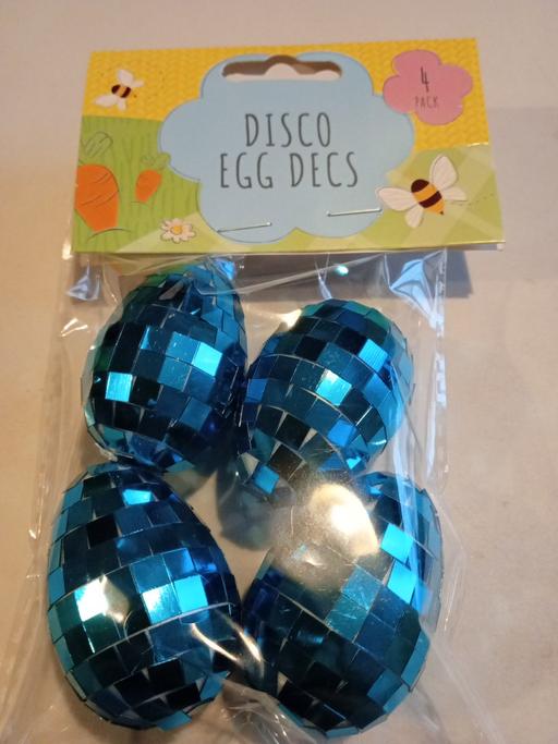 courses Horncastle East Lindsey - Photos for new pack of 4 EASTER DISCO EGG DECS