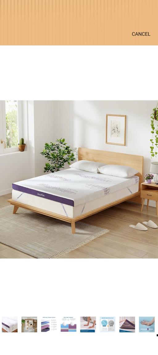 Buy & Sell Watford Three Rivers - Photos for Inofia Gel Memory Foam Mattress Topper King,