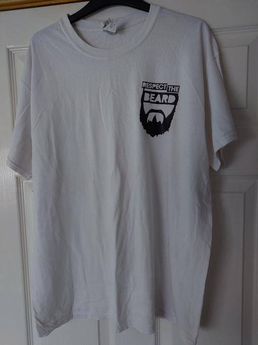 Buy & Sell Woodthorpe Charnwood - Photos for Mens white respect the beard top size L