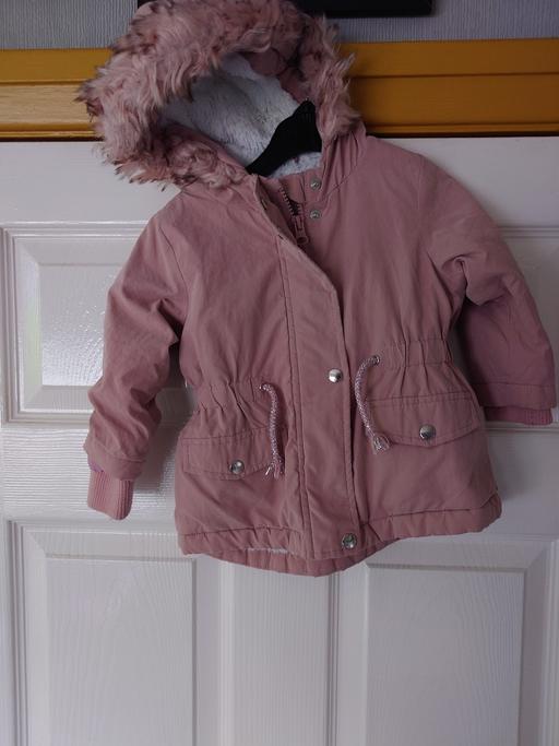 Buy & Sell Woodthorpe Charnwood - Photos for Baby girls dusty pink coat size 6-9 months