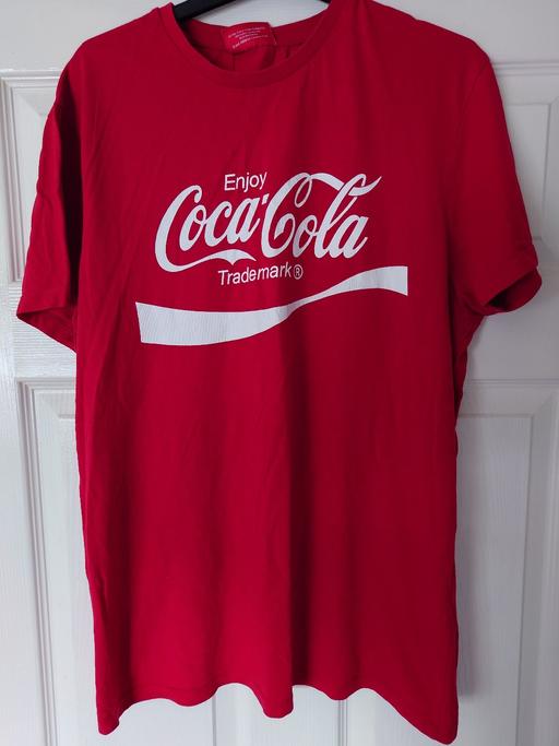 Buy & Sell Woodthorpe Charnwood - Photos for Mens red Coca-Cola top size L
