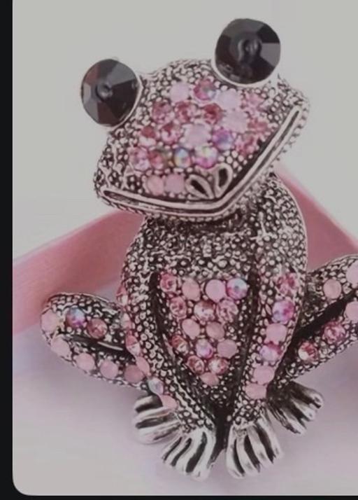 Buy & Sell Ocean Village Southampton - Photos for Beautiful pink diamanté frog brooch