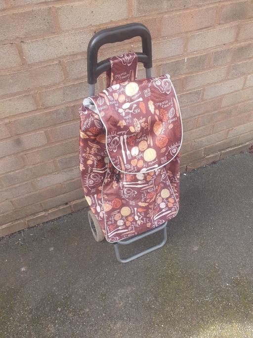 Buy & Sell Pensnett Dudley - Photos for Brown Bag Shopping Trolley, Decent Condition,