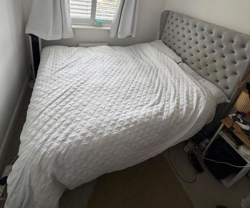 Buy & Sell Idle Bradford - Photos for Grey bed frame , price includes mattress