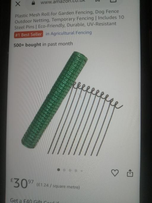 Buy & Sell Heath Town Wolverhampton - Photos for New Barrier fencing mesh RRP £31