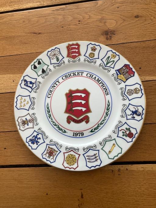 Buy & Sell Beeston Regis North Norfolk - Photos for Plate of Essex Cricket Club 1979