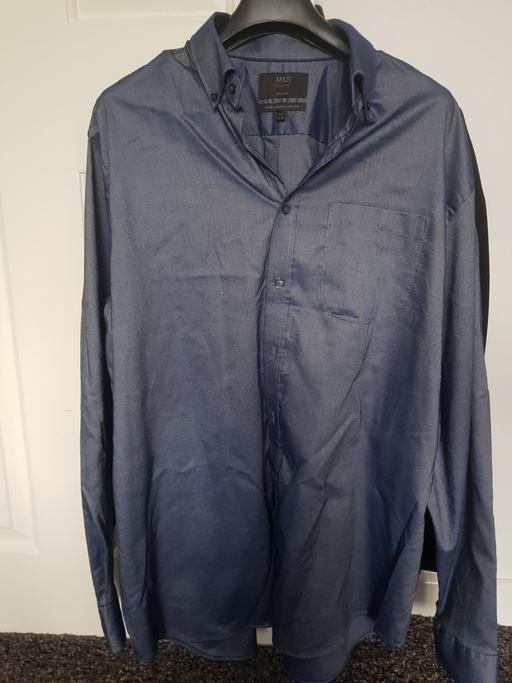 Buy & Sell Wolverhampton West Midlands - Photos for M&S denim blue coloured shirt