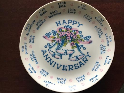 Buy & Sell Essington Wolverhampton - Photos for Happy Anniversary plate