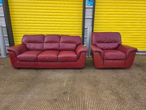 Buy & Sell Birmingham New Street Birmingham - Photos for scs ox blood 3x1 sofas