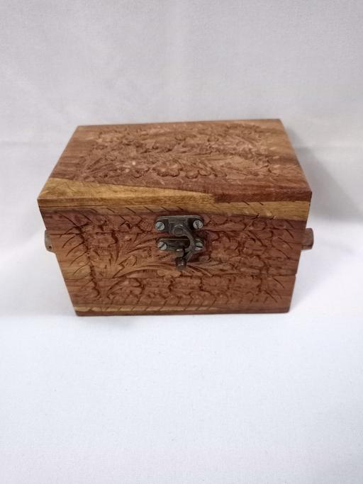 Buy & Sell Hall Green Birmingham - Photos for HANDCRAFTED RUSTIC WOODEN JEWELRY BOX.