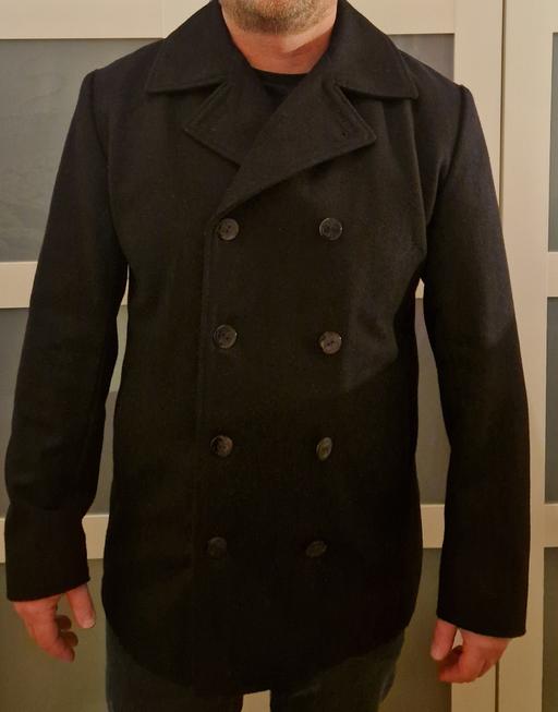 Buy & Sell Ordsall Salford Salford - Photos for Mens Black Double Breasted Peacoat