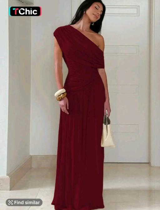 Buy & Sell Market Drayton Shropshire - Photos for Red One Shoulder Maxi Dress – Size 8 – Brand