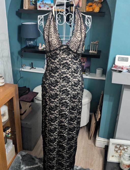 Buy & Sell Market Drayton Shropshire - Photos for Black Lace Maxi Dress – Size 10 – Brand New