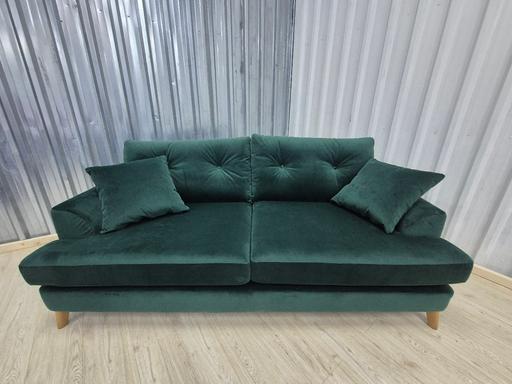 Buy & Sell Cheslyn Hay South Staffordshire - Photos for Next Parker Bottle Green Velvet 3 Seater