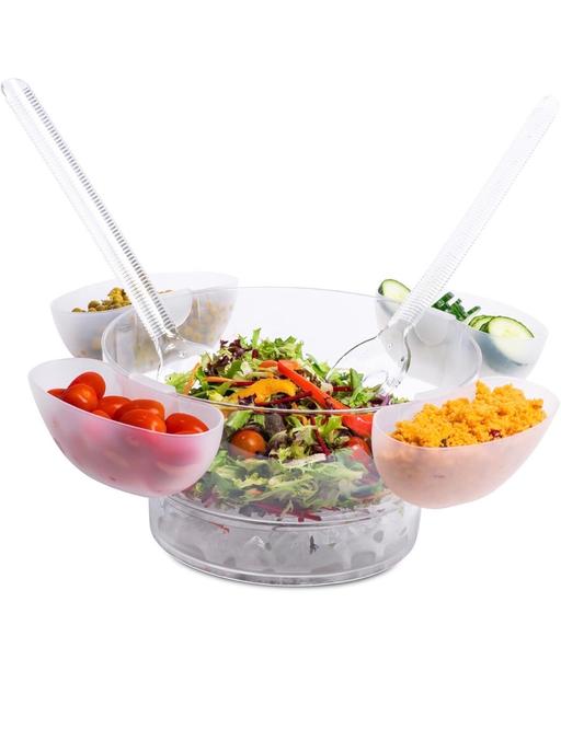 Buy & Sell Harlesden North West London - Photos for Transparent food service bowl with 4 clips