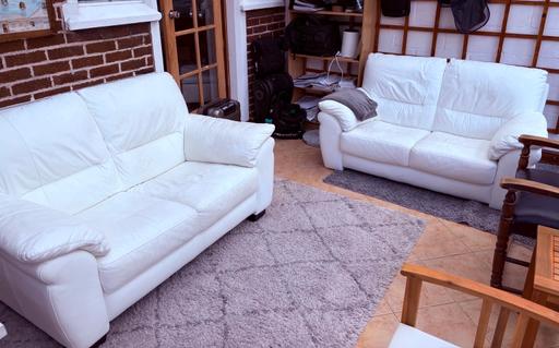 Buy & Sell Hyde Lea Stafford - Photos for Pair of real leather 2 seater sofas