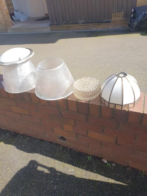 Buy & Sell Pensnett Dudley - Photos for Glass & Metal Light Shades , VGC, Ribbed etc.