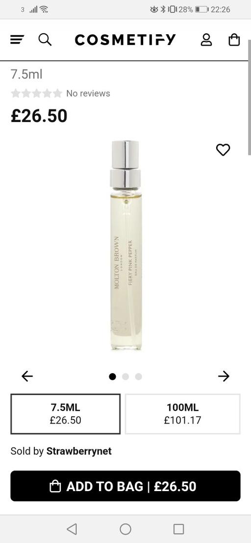 Buy & Sell Heath Town Wolverhampton - Photos for New Molton Brown 7.5ml EDT Perfume