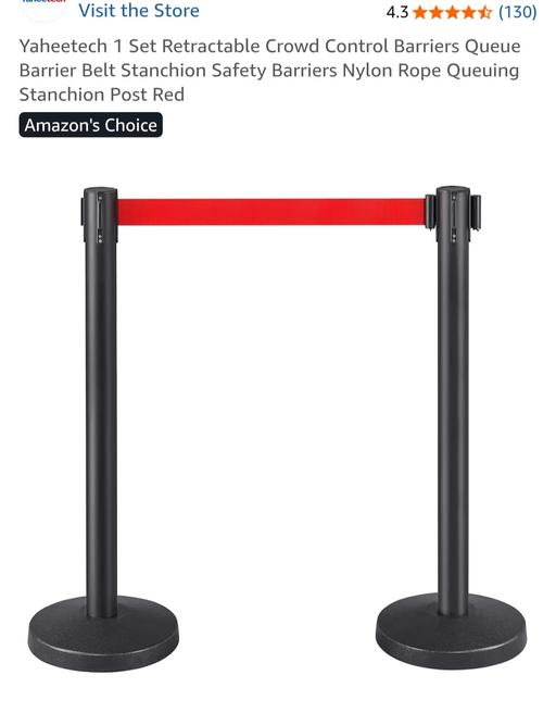 Buy & Sell Smethwick Sandwell - Photos for brand new retractable crowd control barrier