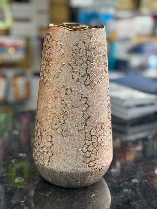 Buy & Sell Yardley Birmingham - Photos for Rose‑Gold Decorative Vase 26cm