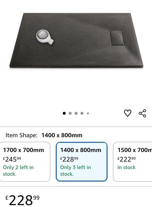 Buy & Sell Smethwick Sandwell - Photos for brand new shower tray in black