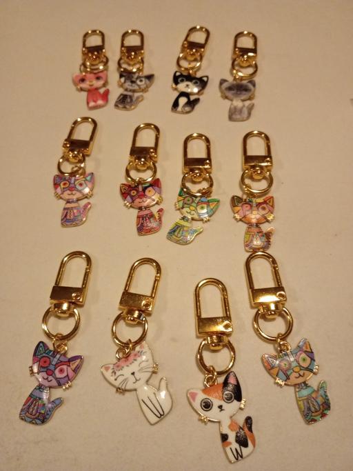 Buy & Sell Horncastle East Lindsey - Photos for joblot pack of 12 Cat design key clips