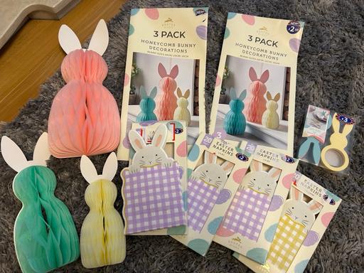 Buy & Sell Broadgreen Knowsley - Photos for Easter party items. 6 bunnies, 80 napkins etc
