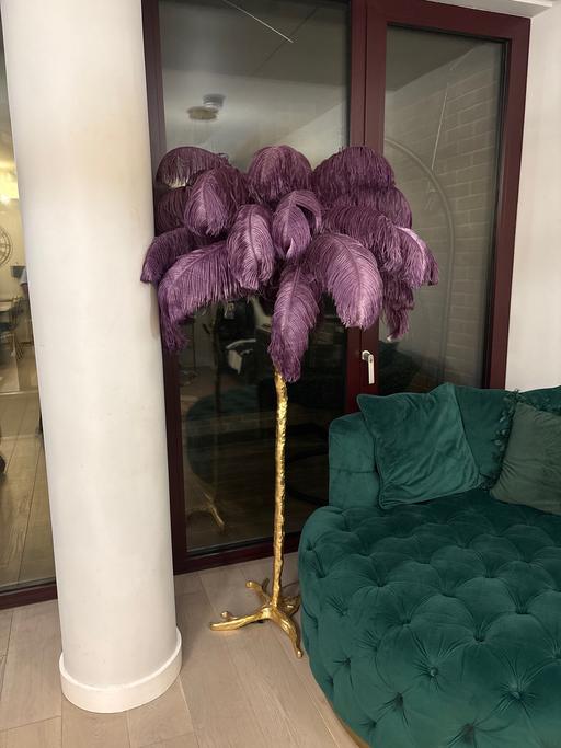Buy & Sell Kentish Town Camden - Photos for Floor lamp feather dark purple