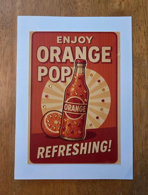 courses Garlinge Thanet - Photos for HANDMADE ORANGE POP CARD