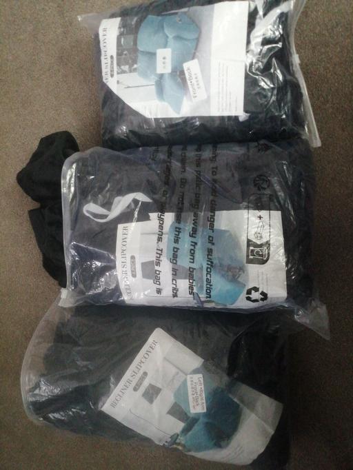 Buy & Sell Heath Town Wolverhampton - Photos for New 3 packs recliner slip cover sets