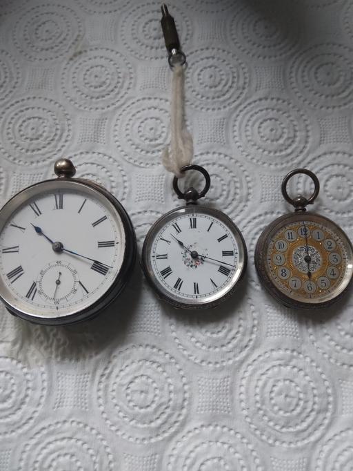 Buy & Sell Cradley Heath Sandwell - Photos for 3 Hallmarked silver pocket watches