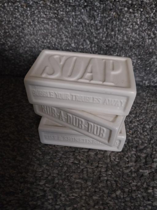 Buy & Sell Essington Wolverhampton - Photos for Bathroom Stacked Soaps Ceramic Ornament