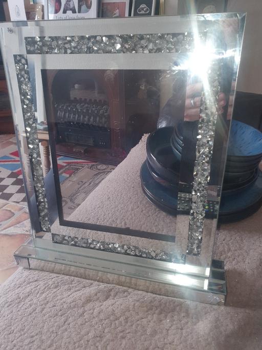 Buy & Sell Gornal Wood Dudley - Photos for Bling Silver & Crystal Picture Frame, 16 x 14