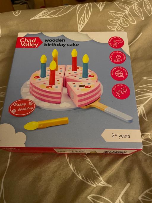 Buy & Sell Rowley Village Sandwell - Photos for Chad Valley wooden birthday cake NEW