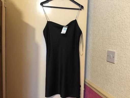 Buy & Sell Woodcross Wolverhampton - Photos for Ladies Silky Black Dress Size 10