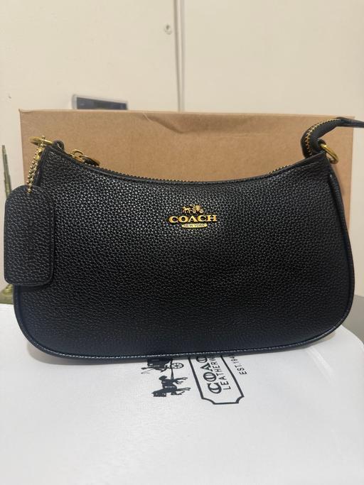 Buy & Sell Sparkhill Birmingham - Photos for Black pebbled leather bag with chain strap