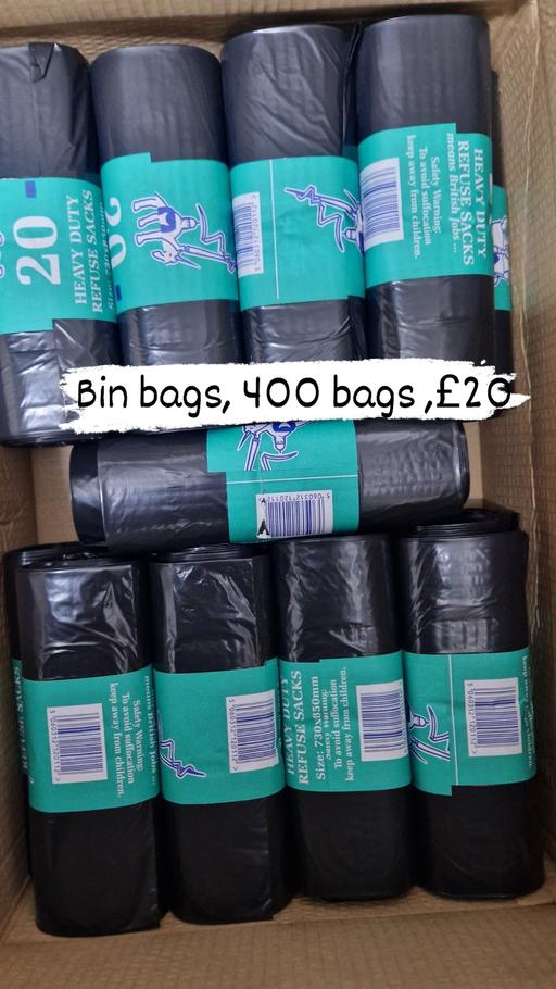 Buy & Sell Walthamstow East London - Photos for bin bags full box 400 bag