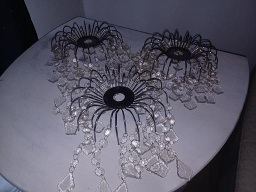 Buy & Sell Bermondsey South East London - Photos for 3 crystal light shades