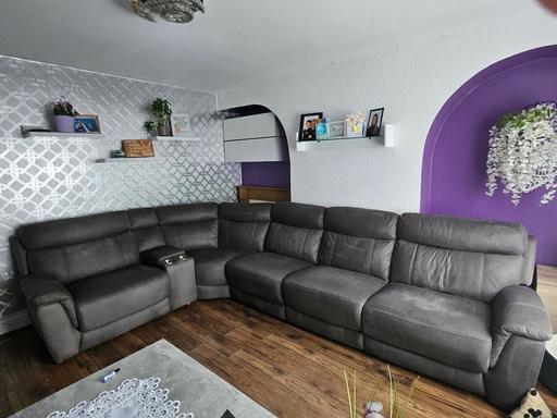 Buy & Sell Walton Liverpool - Photos for Dark grey corner sofa