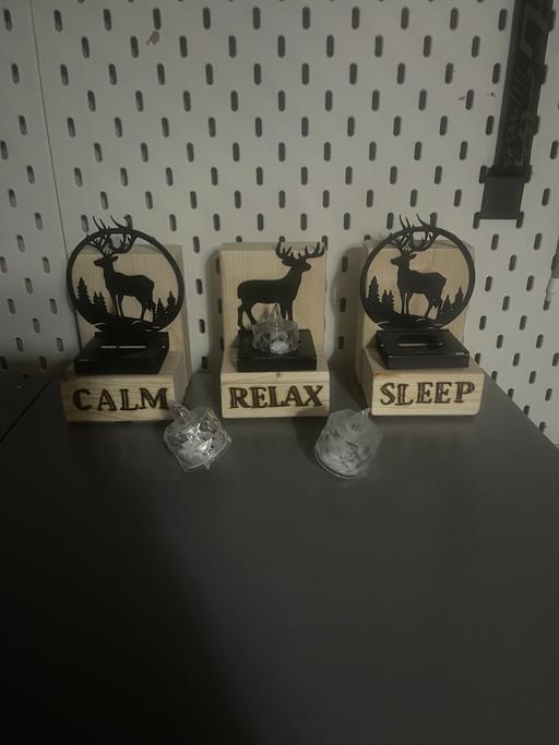 Buy & Sell Kimberworth Rotherham - Photos for Stag candle & holders with candles