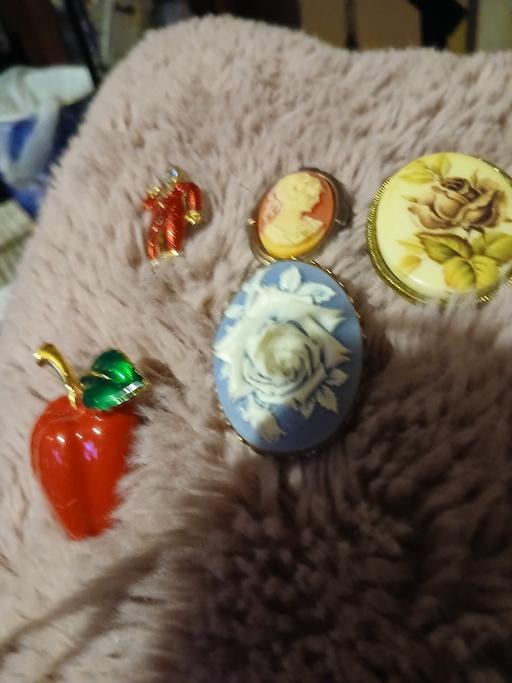 Buy & Sell Netherton Dudley - Photos for 4 broaches one scarf badge