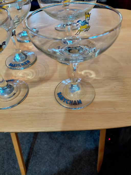 Buy & Sell Wishaw North Warwickshire - Photos for 6 vintage babycham glasses