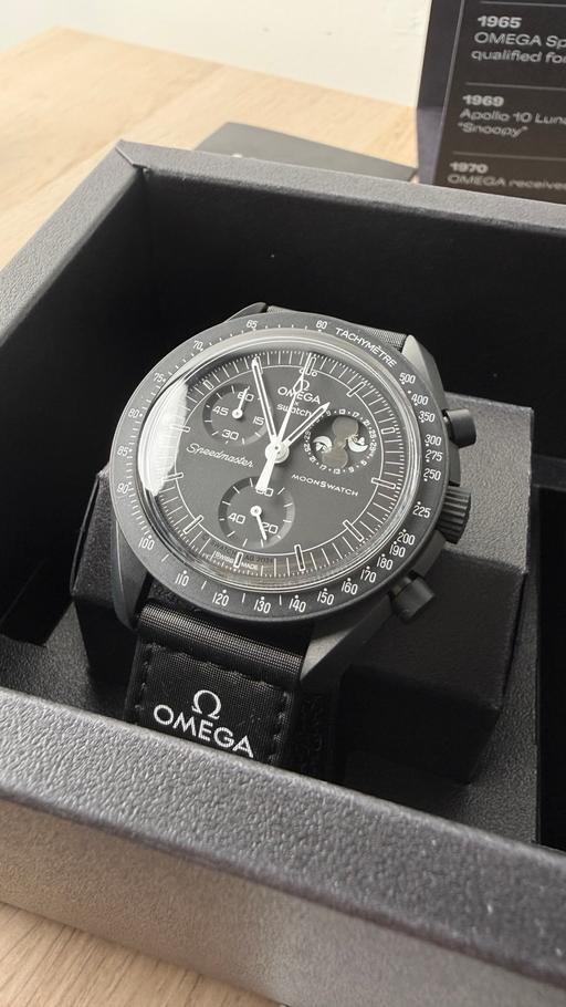 Buy & Sell Redbridge East London - Photos for MoonSwatch Mission to Moonphase Black NEW