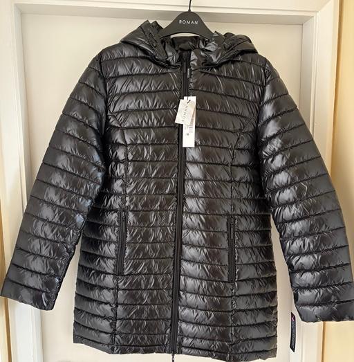 Buy & Sell Balsall Heath Birmingham - Photos for Black Patent Lightweight Hooded Coat