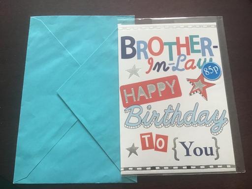 Buy & Sell Essington Wolverhampton - Photos for Birthday card Brother in law